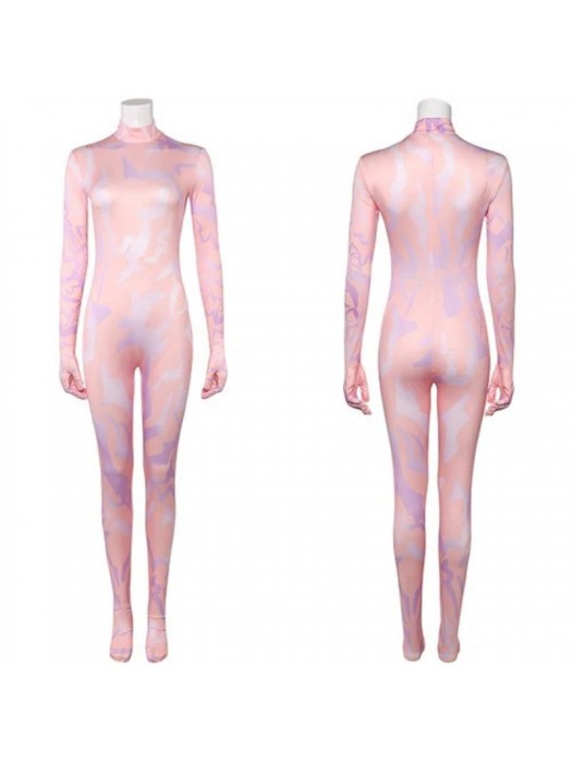Simil Korean Pop Coreano Performance Hunter  Tuta Zentai Rosa DEMON0100